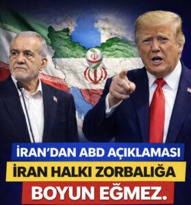Pezeşkiyan’dan ABD’ye Net Mesaj: “İran Halkı Zorbalığa Boyun Eğmez!”