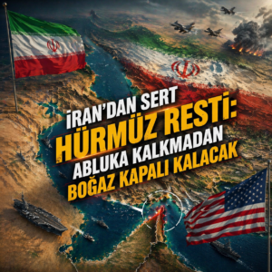 İran’dan Sert Hürmüz Resti: Abluka Kalkmadan Boğaz Kapalı Kalacak